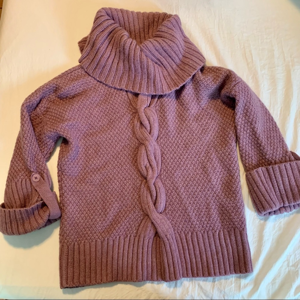 Talbots Chunky Purple Sweater Size Small